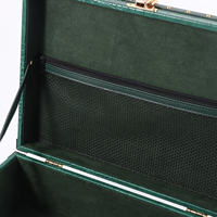 Valise de transport unisexe de luxe en cuir PU grain crocodile, vente en gros, valises personnalisées, sacs de voyage, sacs d'affaires élégants