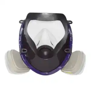 Factory Direct Sale Full Face chemical vapor mask Air Breathing Mask gas mask With Double Filters