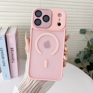 Custodia Magnetica <span class=keywords><strong>Trasparente</strong></span> Opaca <span class=keywords><strong>per</strong></span> <span class=keywords><strong>iPhone</strong></span> 17 Pro Max 16 e <span class=keywords><strong>Cover</strong></span> Traslucida <span class=keywords><strong>per</strong></span> 15 Plus 14 13 12 <span class=keywords><strong>11</strong></span> con Pellicola Protettiva <span class=keywords><strong>per</strong></span> Obiettivo in Metallo - Product Image 5