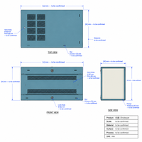 Fabrication sur mesure de tôles en alliage d'aluminium, usinage CNC, châssis en aluminium, boîtier électronique, usine OEM