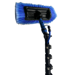 12/15/24FT Aluminum Solar Panel <b>Brush</b> Water Flow <b>Brush</b> Telescopic Cleaning Tools for Home - Product Image 5