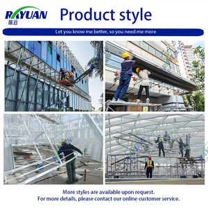 Mur-rideau en aluminium extérieur de haute qualité, revêtement imperméable, ignifuge, écologique, garantie de 3 ans pour les bâtiments de grande hauteur - Product Image 6