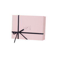 Nouvelle boîte rigide simple à couvercle et base, faite à la main, pour la Saint-Valentin, coffret cadeau pour petite amie, cosmétiques, soins personnels, impression quadricolore
