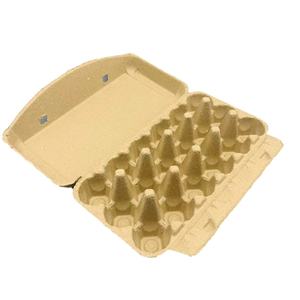 Recycled Disposable <b>Egg</b> <b>Cartons</b> Shockproof Biodegradable Pulp Molded Packaging Natural Paper Boxes Bulk Storage Container <b>Egg</b> - Product Image 3