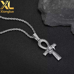 Customized Necklace Fashion Simple Jesus Moissanite Diamond Pendant 925 Silver Necklace - Product Image 2