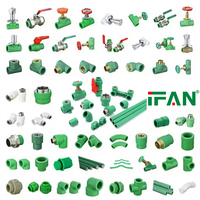 Échantillon Gratuit IFAN - Raccords PPR 20-63mm, Raccords de Tuyauterie PPR, Manchon, Union, Coude, Té, Raccord de Couplage pour Eau