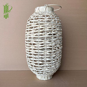 Pantalla de Lámpara de Bambú para Iluminación Decorativa Interior y Exterior, Hotel, Resort, Hogar, Venta al por Mayor, Estilo Ratán Natural Ecológico - Product Image 1