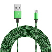 Cable de Carga Rápida Micro USB Tipo-C Largo de Alta Calidad para Celulares con Conductor de Cobre Puro para IOS y Computadora