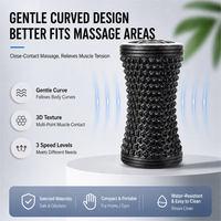 Pistolet de massage électrique, rouleau de massage, balle de yoga en forme d'arachide, relaxant musculaire pour le sport et le fitness, axe de massage vibrant roulant