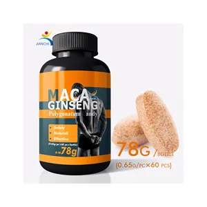 Fonction masculine Anti-fatigue Chinese Herbal ChewableTablet Maca Candy Améliorer les pilules de la libido