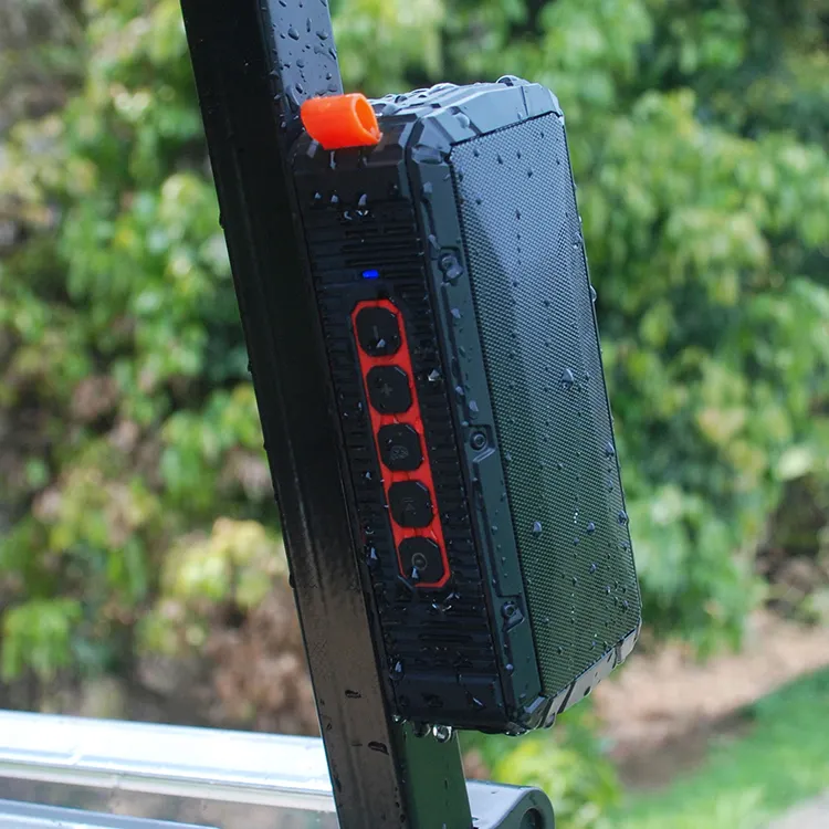 Gsou baru V3-M 16W Mini magnetik tahan air Golf Cart Bluetooth Speaker untuk Golf Cart Caddy