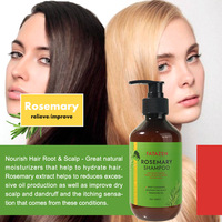 Masque capillaire fortifiant à la menthe et au romarin infusé de biotine favorisant la croissance des cheveux
