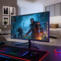 Moniteur de jeu PC Rebekah Factory 27 34 pouces 144/240Hz, écran LCD pour ordinateur de bureau, moniteur de jeu plat LED 1K/2K/4K