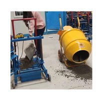 Mini machine manuelle à pression pour la fabrication de blocs de pavé, de briques et de parpaings en ciment, sable et cendres