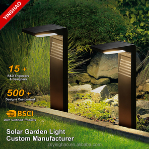 Luci Solari <span class=keywords><strong>da</strong></span> Giardino per Esterni, Decorazione Paesaggistica, Fari Solari a LED IP54 Impermeabili per Vialetti e Prati - Product Image 1