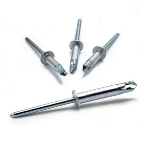 NEX Fast Rivet 4 x 20 mm Rivet aveugle autoperceur en acier aluminium non peint 100 pièces - Product Image 2