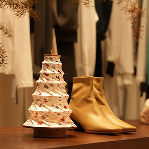 Thanh Lịch Gấp Bảng Ánh Sáng Ban Đêm Thiết Lập Cây Giáng Sinh Trang Trí Đèn Thủ Công Gỗ Hộp Quà Tặng Cho Công Ty Khuyến Mại Quà Tặng Doanh Nghiệp - Product Image 4