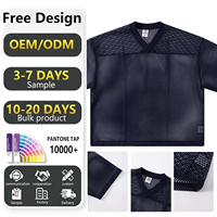 Maillot de football personnalisé avec impression par sublimation, design brodé, coupe courte en mesh, pour fans de l'équipe nationale, style streetwear tendance