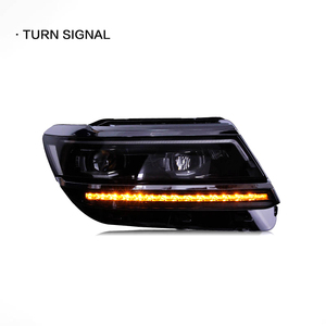 Xt Nâng Cấp Cho VW <span class=keywords><strong>Tiguan</strong></span> 2018 2021 Đèn Pha Lắp Ráp Sửa Đổi <span class=keywords><strong>LED</strong></span> Ban Ngày Chạy Đèn Streamer Chỉ Đạo Xenon Đèn Pha - Product Image 4