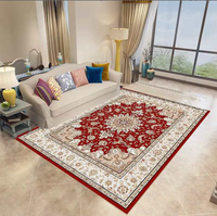 Tapis de salon d'entrée nordique moderne de luxe, motif géométrique imprimé, tapis de sol en polyester, fabriqué à la machine, antidérapant, personnalisé