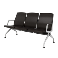 Chaises d'attente 4 places de première qualité pour aéroports, hôpitaux, centres commerciaux et hôtels – Durables, écologiques et modernes en aluminium