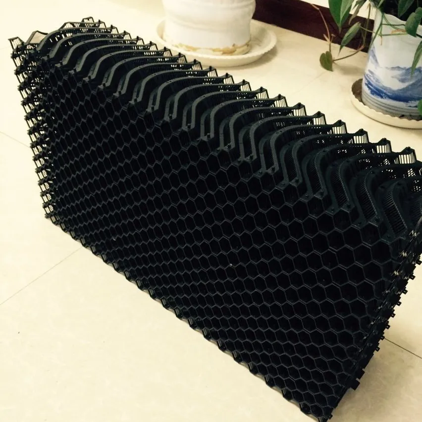 new type plastic material greenhouse or poultry house evaporative cooling pad