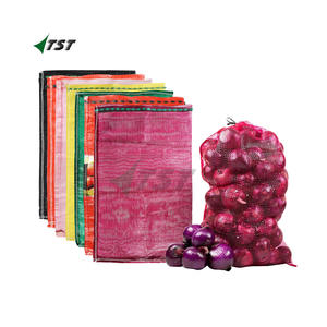 Roja Beliebte Netzbeutel Verpacken Von Gemuse Und Obst Mit Rotem Kordelzug Fur Norwegische Markte Von Guter Saco De Malla - Product Image 2