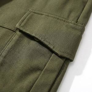 Pantalones Cortos Cargo Personalizados para <span class=keywords><strong>Hombre</strong></span>, Algodón Orgánico Sostenible, Tela Reciclada, GOTS, BSCI, Pantalones Cortos Tácticos Chino, OEM, ODM - Product Image 3