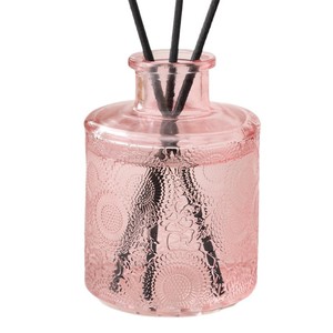 Funday Reed <b>Diffuser</b> 100ml Embossed Glass Rattan <b>Sticks</b> Fragrance Indoor Decor - Product Image 5
