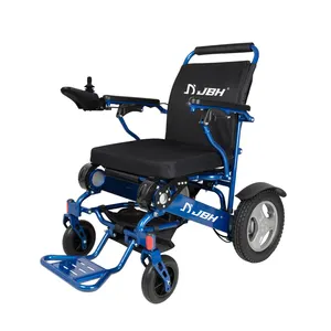 بالجملة electrict كرسي متحرك-مقاوم للماء المقود محرك المدى 25 كجم خفيفة الوزن كرسي متحرك كهربائي قابلة للطي لذوي الاحتياجات الخاصة