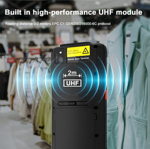 견고한 Pdas Android 10 OS 바코드 레이저 스캐너 재고 확인 기계 (자산/창고 관리 용 UHF RFID 리더 포함) - Product Image 2