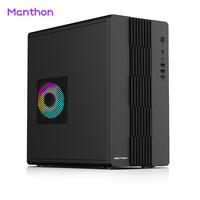 Nouveauté Boîtier PC de bureau en aluminium pour jeux, grand espace, design USB3.0, châssis MATX, boîtiers d'ordinateur en vrac