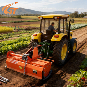 China Lichte Trekker <span class=keywords><strong>3</strong></span> Punts Hapering Pto Drive Roterende Helmstok Cultivator Te Koop - Product Image 1