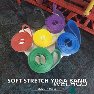 नरम जिम खिंचाव प्रशिक्षण हिप योग लूप प्रतिरोध बैंड प्रशिक्षण के लिए फिटनेस अभ्यास बैंड - Product Image 2