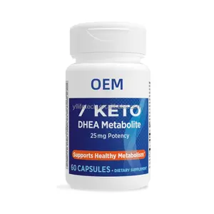 OEM Keto-Kapsel vegan Keto-Kapsel 7 25 mg Keto DHEA Metabolit Gewichtsverlust-Kapseln