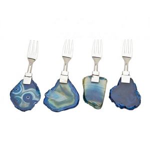 Ensemble de couverts en acier avec poignée en nacre, fourchette, cuillère, argenterie, vaisselle, vente chaude - Product Image 5