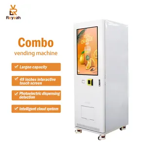 Máquina expendedora automática XY elevator, máquina expendedora de cerveza, comida congelada con verificación de edad, SDK