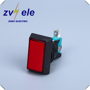 24mm kw8 16A Micro Arcade trò chơi chuyển đổi màu xanh lá cây với nút vuông 125V - Product Image 4