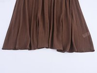 Robe KAR&OT ZA Femme 2025 Début d'Automne Nouvelle Maille Unie Col Rond Sans Manches Brodée 4192153