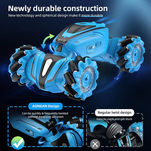 Voiture télécommandée tout-terrain 4x4 intelligente avec programmation, <span class=keywords><strong>2</strong></span>,4 G, 1/18, avec lumières et musique, pour enfants - Product Image 4