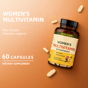 Multivitaminico per Donne Adulte con Biotina e Zinco - Supporto per la Salute della Pelle e del Sistema Immunitario, 60 Capsule, 2 Capsule per Porzione, Fornitura all'Ingrosso OEM/ODM - Product Image 2