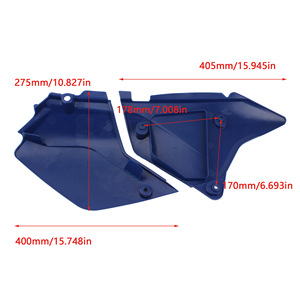 Zuqing Motorcycle Rear Fender DRZ400 <b>Plastic</b> Side Panel <b>Frame</b> Protection Part - Product Image 2