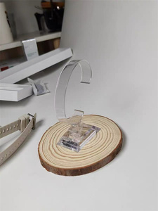 Đồng hồ hiển thị đứng chủ, 4 inch/3.5 inch rõ ràng nhựa đồng hồ hiển thị đứng Rack, Vòng Vòng đeo tay trong suốt đứng chủ - Product Image 3