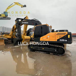 Hyundai 220 original de Corea, excavadora usada de tamaño medio de 22 toneladas, núcleo de motor de operación oriental de gran potencia que satisface diferentes necesidades - Product Image 1