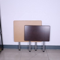 Nouvelle table pliante en bois de style moderne et tendance, fabriquée en Chine