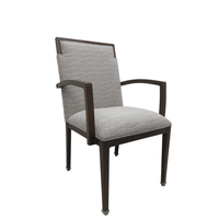 Fauteuil de salle à manger au design moderne, siège individuel, fauteuil de loisirs de luxe, couleur grain de bois