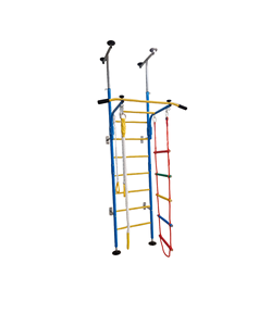 Stimuler le développement physique avec le cadre d'<span class=keywords><strong>escalade</strong></span> monté en tension avec <span class=keywords><strong>escalade</strong></span>, balancement et équilibrage en un pour les enfants - Product Image 2