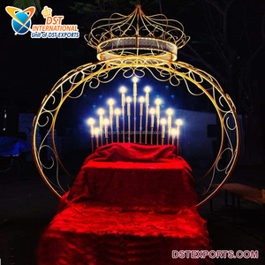 Fondo de Metal con diseño de flor de loto para boda, telón de fondo para boda, Monet, escenario de boda, superventas - Product Image 2