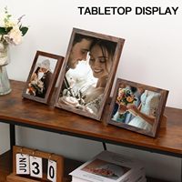 10-Pack Bingkai Foto Kolase Kayu Ramah Lingkungan dengan Logo Kustom Berbagai Ukuran (8x10 5x7 4x6) Warna Kustom Dekorasi Dinding