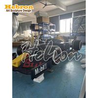 Escultura Metálica Personalizada de Coche de Carreras F1 2026, Modelo 3D, Artesanía en Resina, Decoración